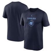 UNC Jordan Brand Courtside Dri-Fit Practice Tee